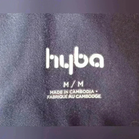 Hyba Activewear Sleeveless Polo Navy Blue  Size Medium - Picture 5 of 6